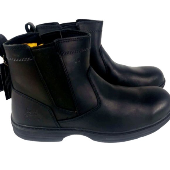 cat work boots black
